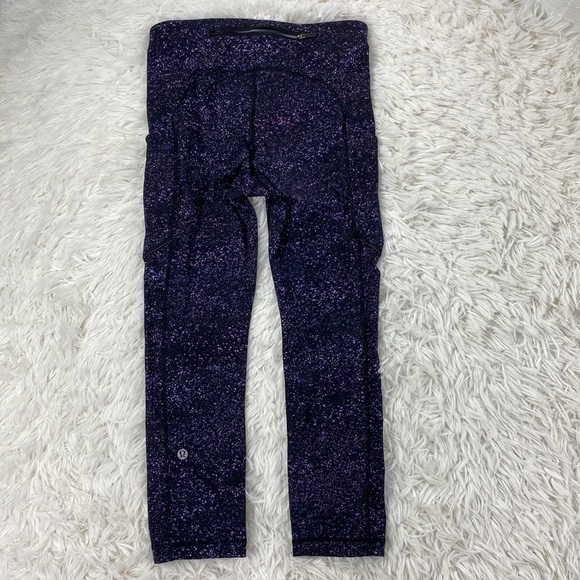 Lululemon Speed Up Crop 21" Crystalline Multi - Picture 6 of 8